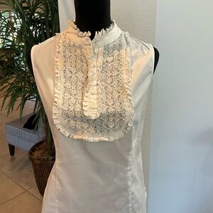 Antonio Melani white blouse size large